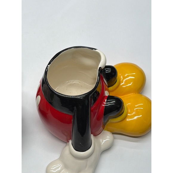 Vintage‎ Disney Treasure Craft Mexico Ceramic Mickey Mouse Figurine Sitting Pose